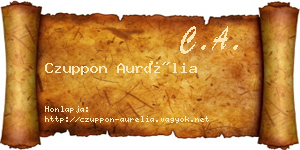 Czuppon Aurélia névjegykártya
